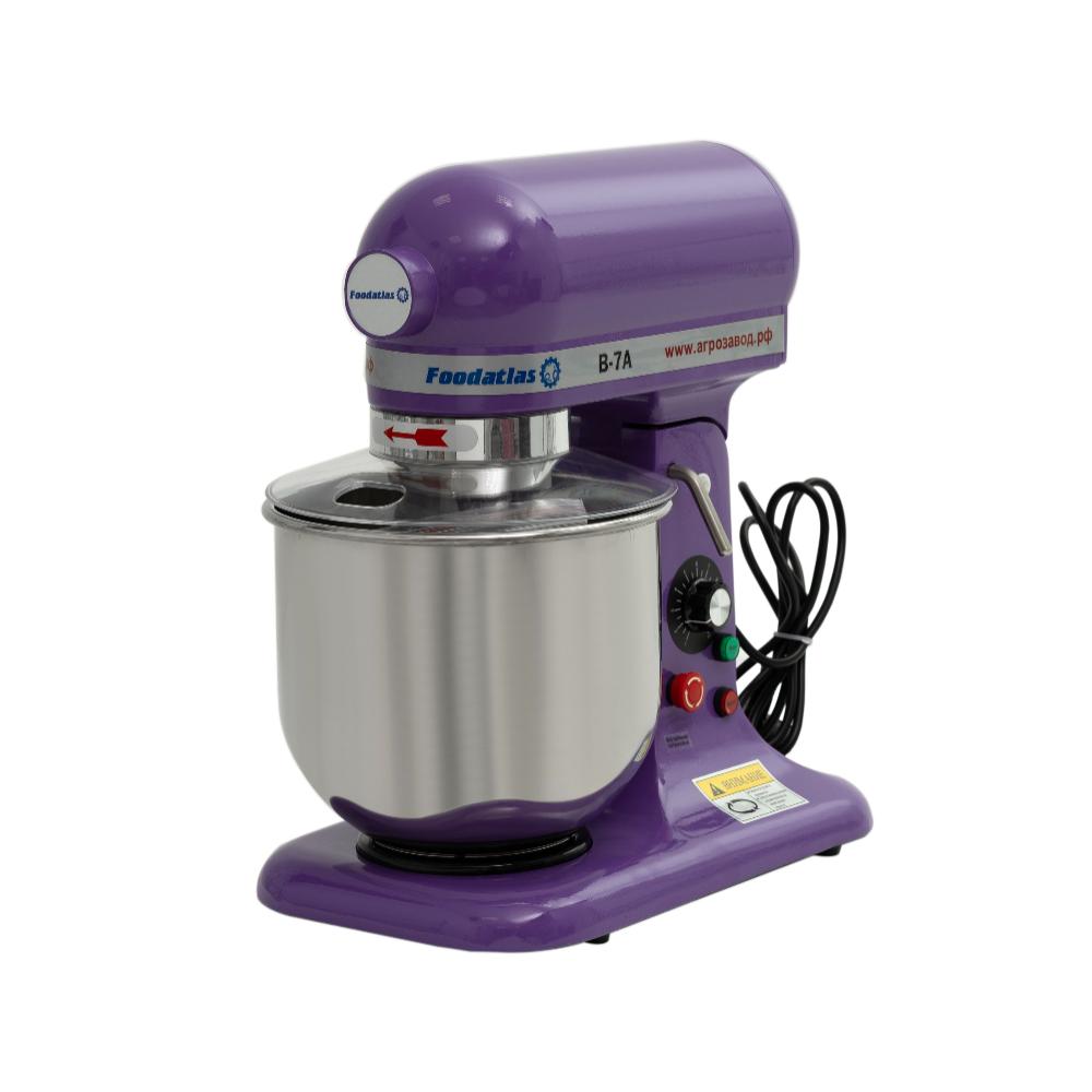 картинка Миксер планетарный B-7A Foodatlas Eco, фиолетовый от магазина Restoranshop.ru