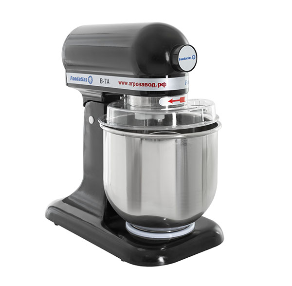 картинка Миксер планетарный B-7A Foodatlas Eco, черный от магазина Restoranshop.ru