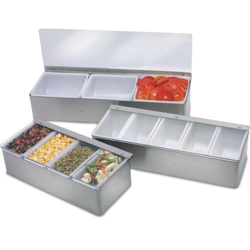 картинка Контейнер для бара 4 отделения, нерж.сталь CD4430 от магазина Restoranshop.ru
