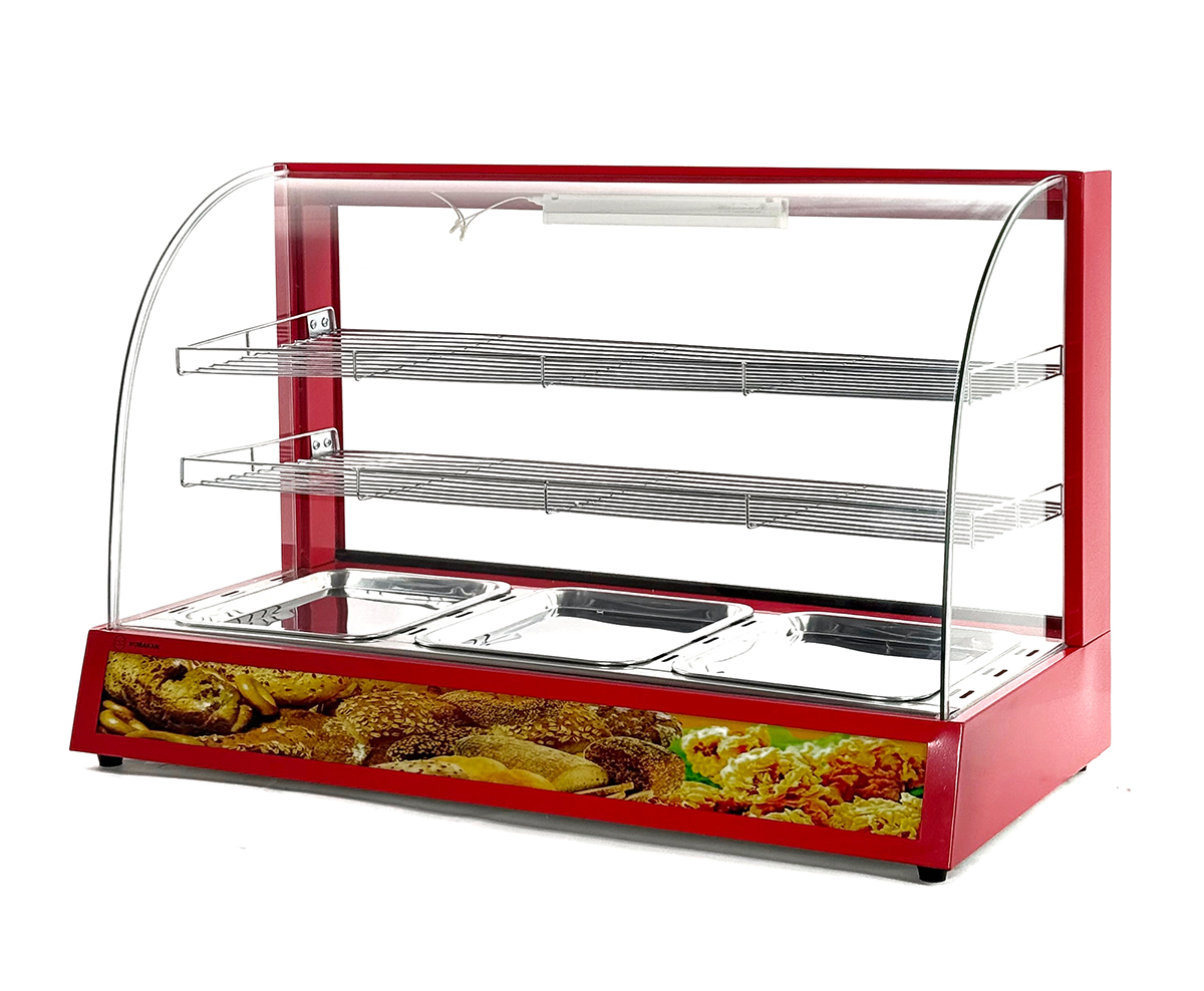 картинка ВИТРИНА ТЕПЛОВАЯ HURAKAN HKN-WD3E от магазина Restoranshop.ru