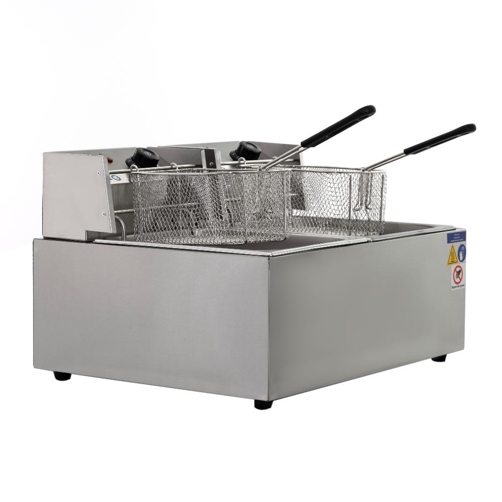 картинка Фритюрница (8л+8л) DF-89 Foodatlas от магазина Restoranshop.ru
