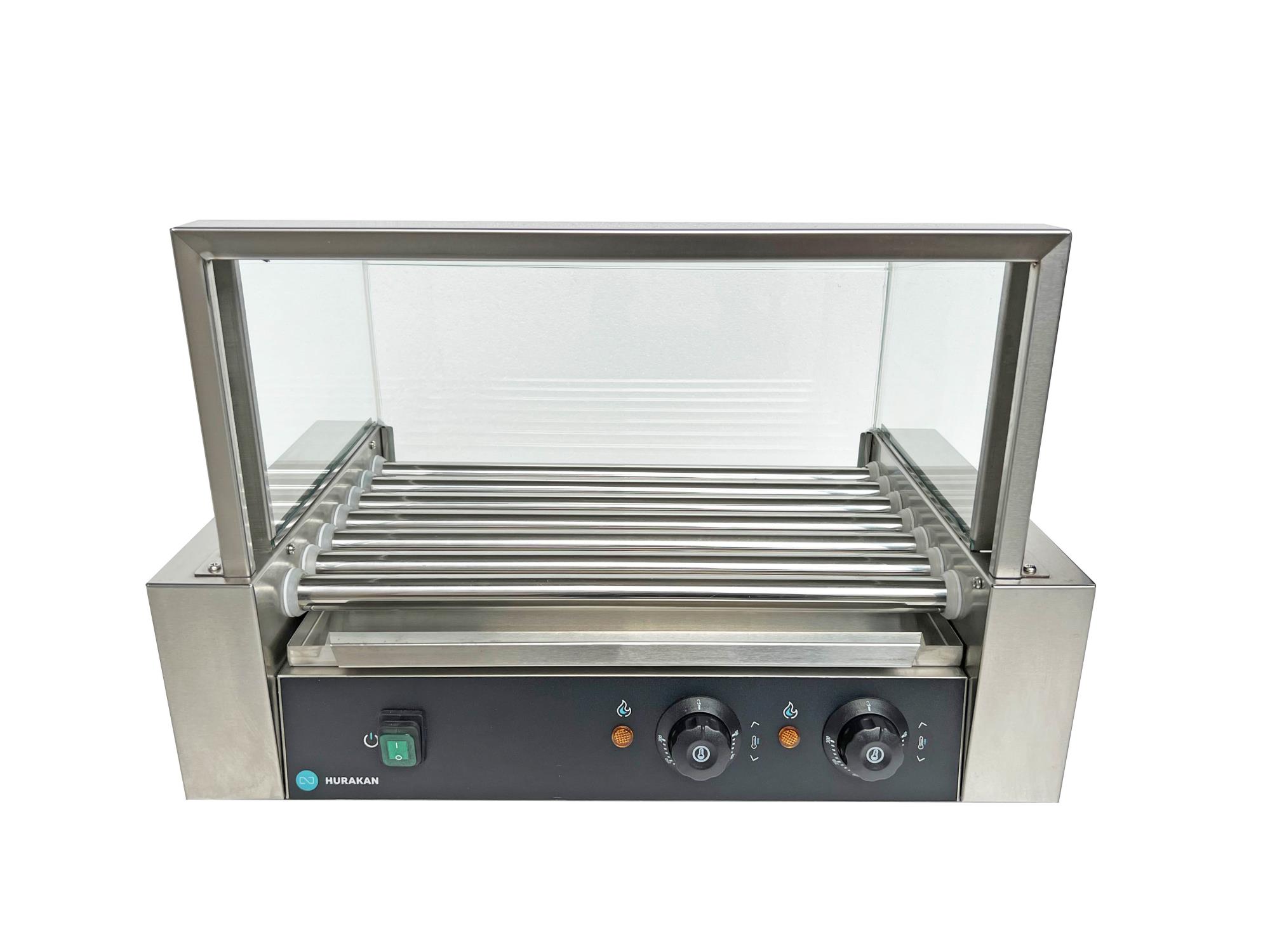 картинка ГРИЛЬ ДЛЯ HOT DOG HURAKAN HKN-GW7MC С ЭКРАНОМ от магазина Restoranshop.ru