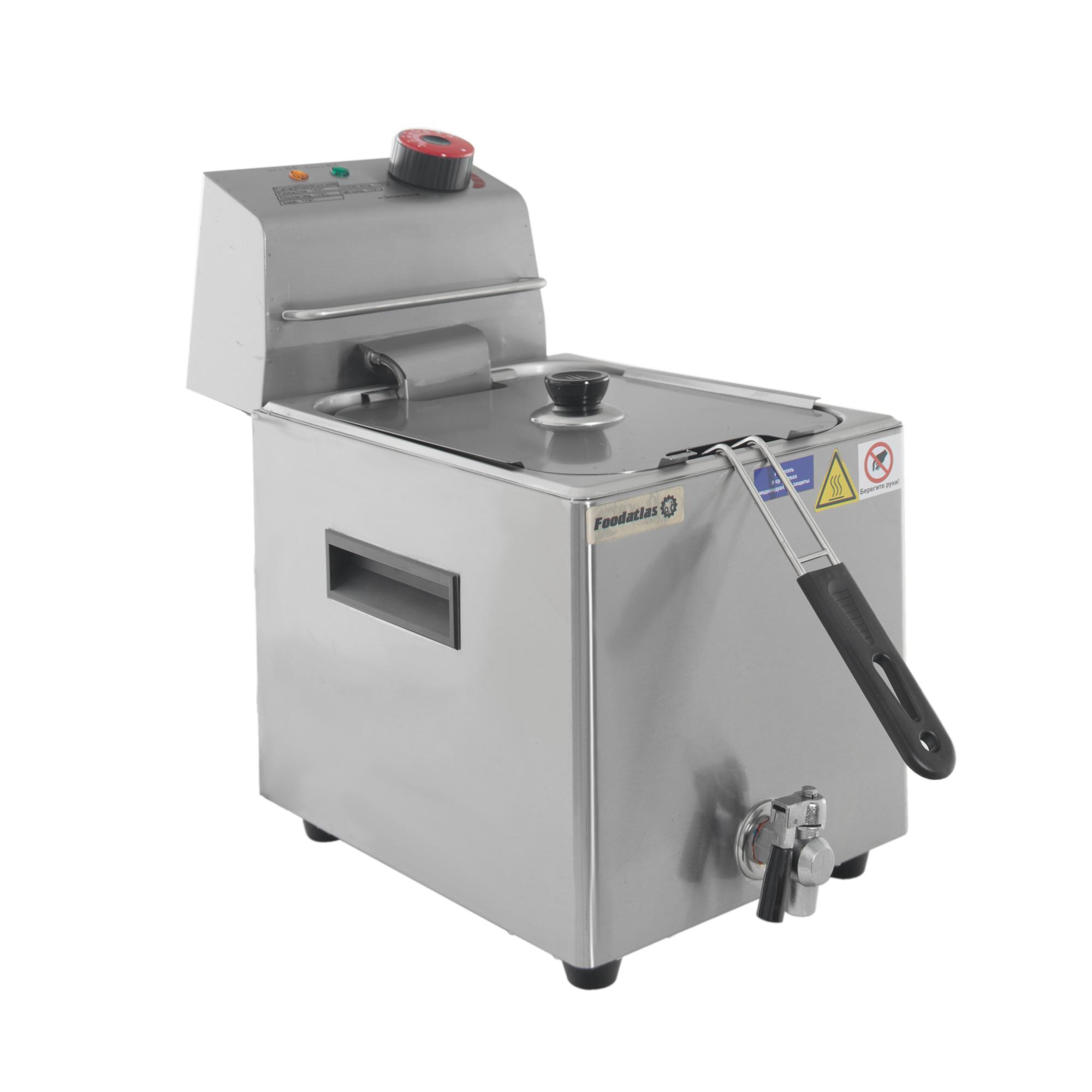 картинка Фритюрница HEF-8L (8 литров) Foodatlas от магазина Restoranshop.ru