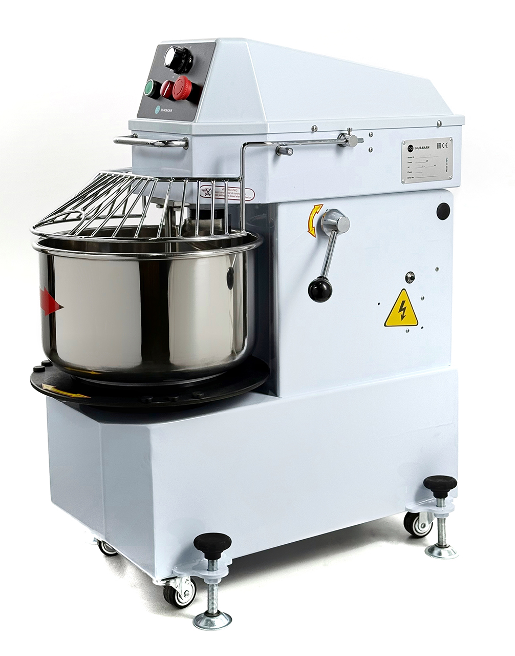 картинка ТЕСТОМЕС СО СЪЕМНОЙ ДЕЖОЙ HURAKAN HKN-20CN от магазина Restoranshop.ru