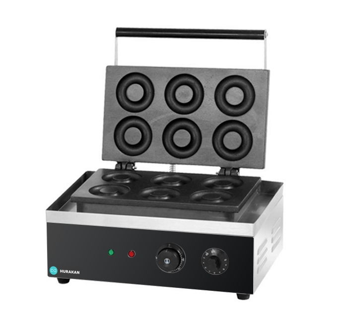 картинка ВАФЕЛЬНИЦА ДЛЯ ПОНЧИКОВ HURAKAN HKN-GES6D от магазина Restoranshop.ru