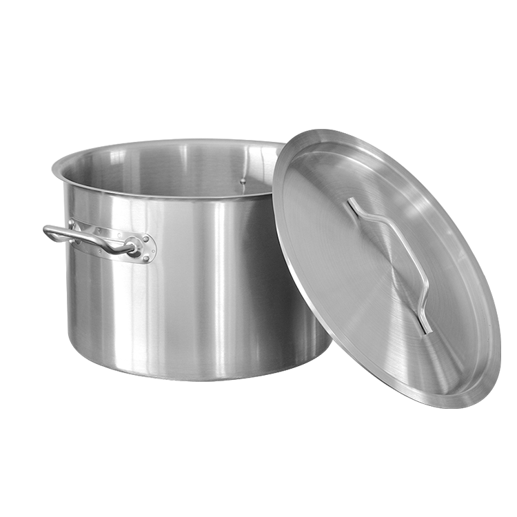 картинка Кастрюля 9л d25х18см,с крышкой, нерж.сталь X2764 от магазина Restoranshop.ru