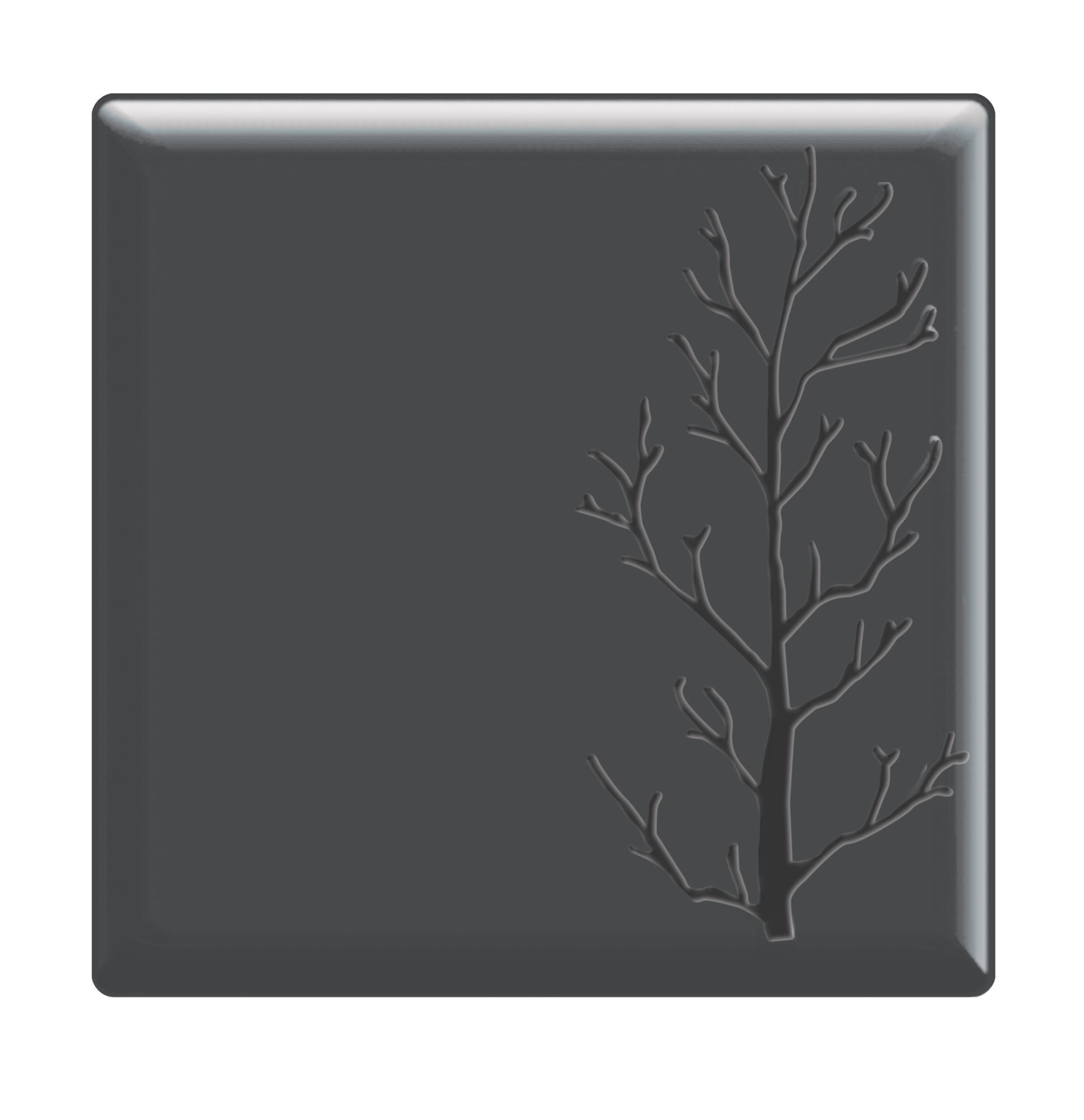картинка Блюдо сервировочное 30x30см, меламин, Embossed, цвет черный S-2851 от магазина Restoranshop.ru