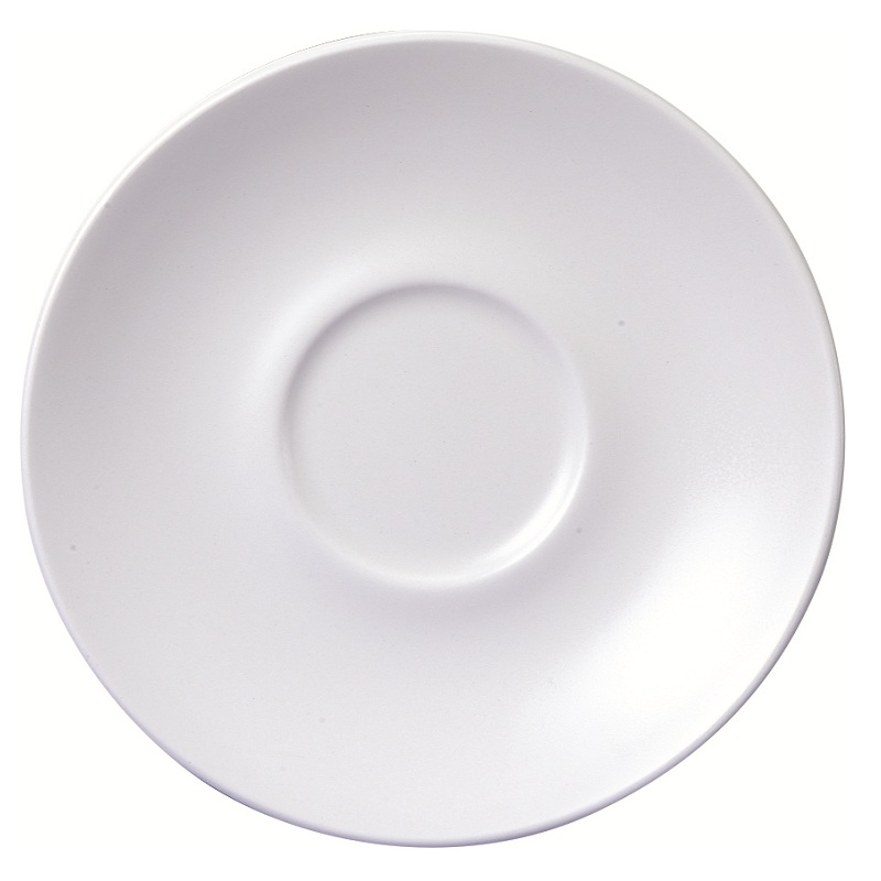 картинка Блюдце 15,6см Vellum, цвет White полуматовый WHVMCSS1 от магазина Restoranshop.ru