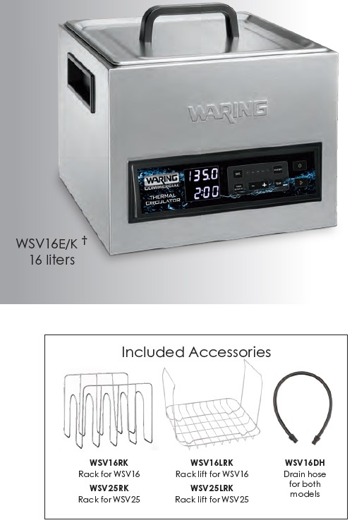 картинка ТЕРМОСТАТ ВАННА WARING WSV16E от магазина Restoranshop.ru