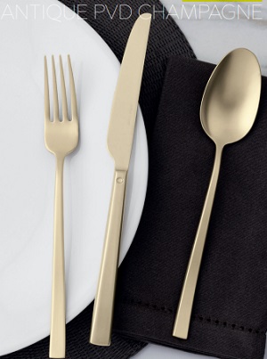 картинка Вилка столовая CREAM Antique Pvd Champagne 62111P08 от магазина Restoranshop.ru
