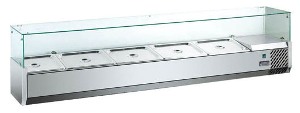 картинка ВИТРИНА ХОЛОДИЛЬНАЯ HURAKAN HKN-VRX1200/330 от магазина Restoranshop.ru