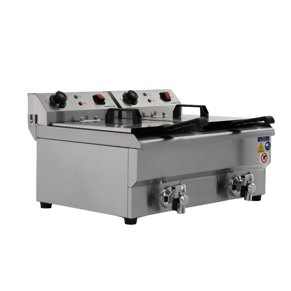 картинка Фритюрница (13л+13л) DF-13L-2 Foodatlas от магазина Restoranshop.ru