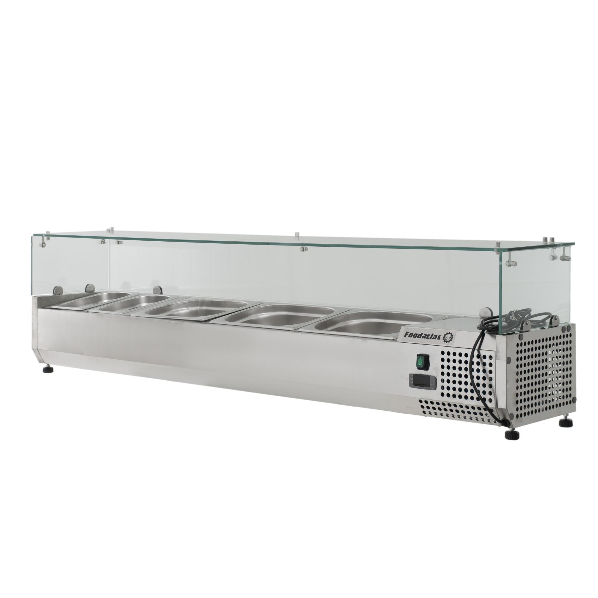 картинка Витрина для ингредиентов VRX1500/380FG Foodatlas от магазина Restoranshop.ru