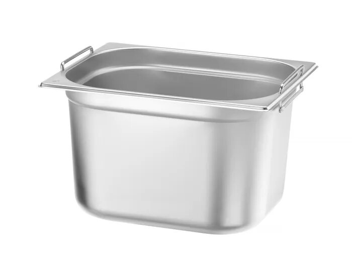 картинка ГАСТРОЕМКОСТЬ HURAKAN GN-H 1/2-150 С РУЧКАМИ от магазина Restoranshop.ru